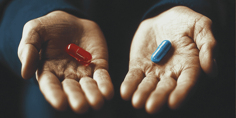 lofilounge._The_image_typically_features_two_pills_one_red_and__1f84ce1f-8022-4dd7-9f19-84e7c9fa54fb